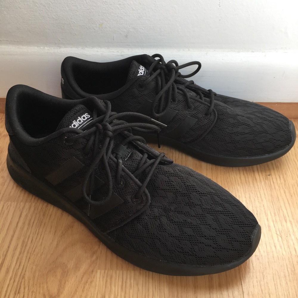 Adidas Black Cloudfoam Memory Foam Running Shoes